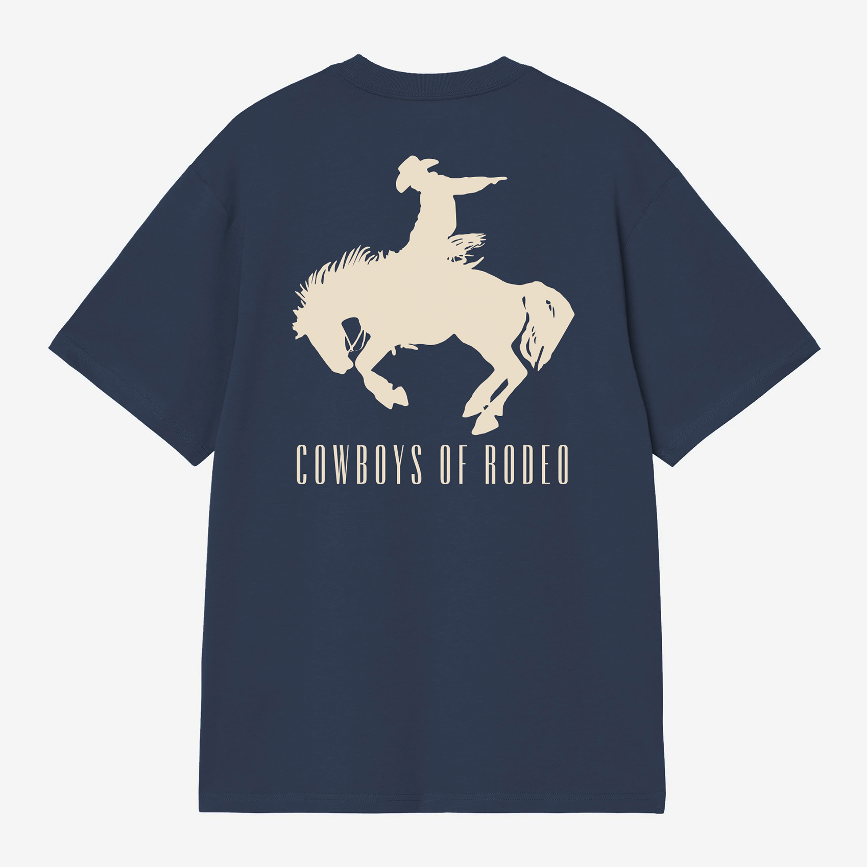Vintage Blue Graphic Print Tshirt
