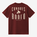 Dark Red Graphic Print Tshirt