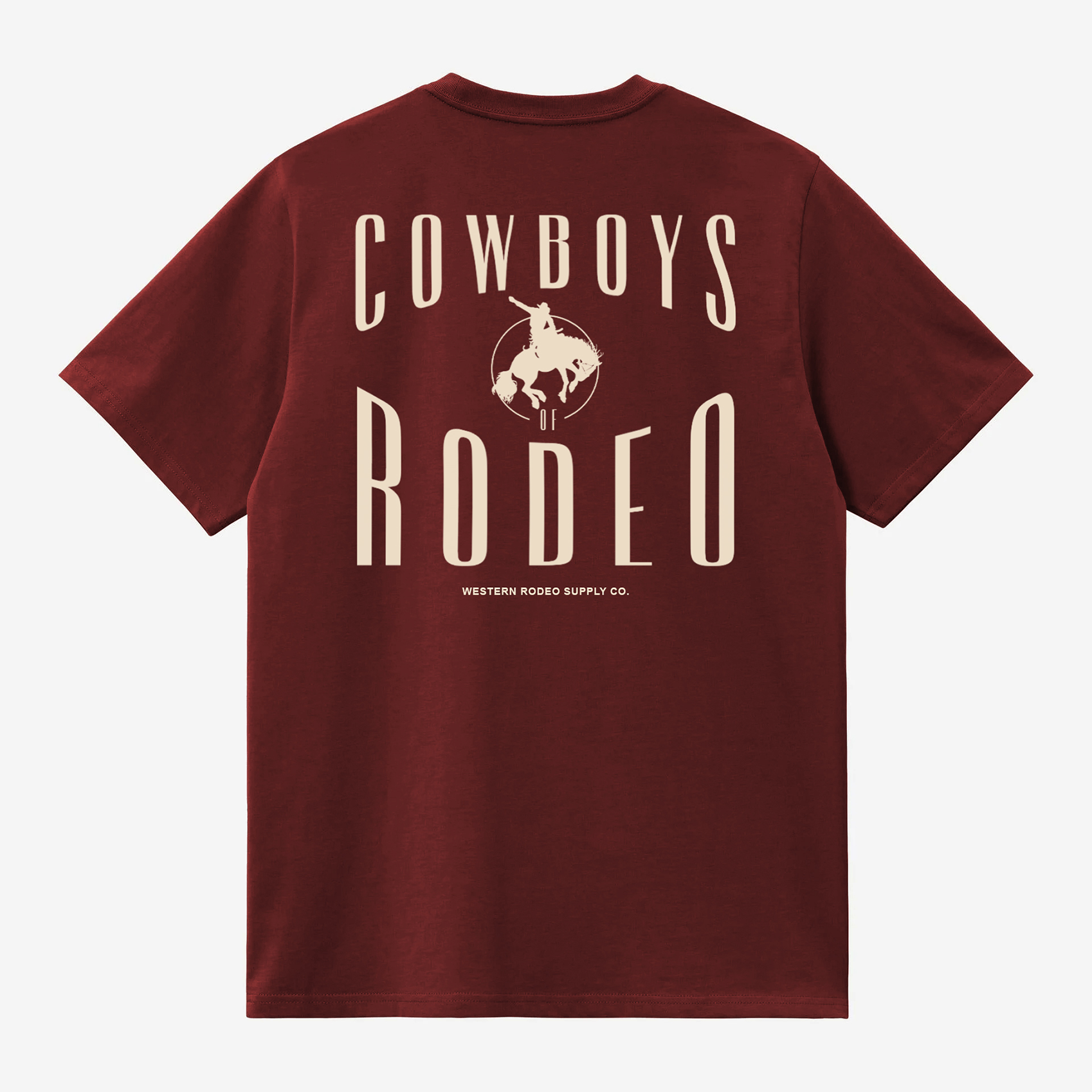 Dark Red Graphic Print Tshirt